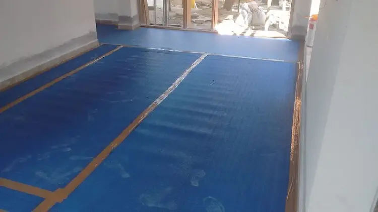 Floor Protection Installation